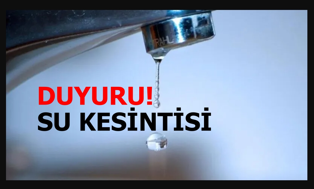 alanya su kesintisi